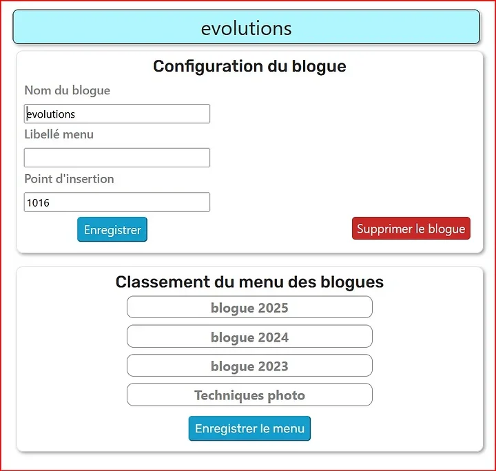 Cr&eacute;ation de blogue - Photo n°1
