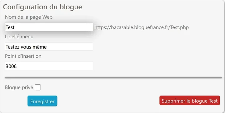 Les blogues priv&eacute;s - Photo n°1