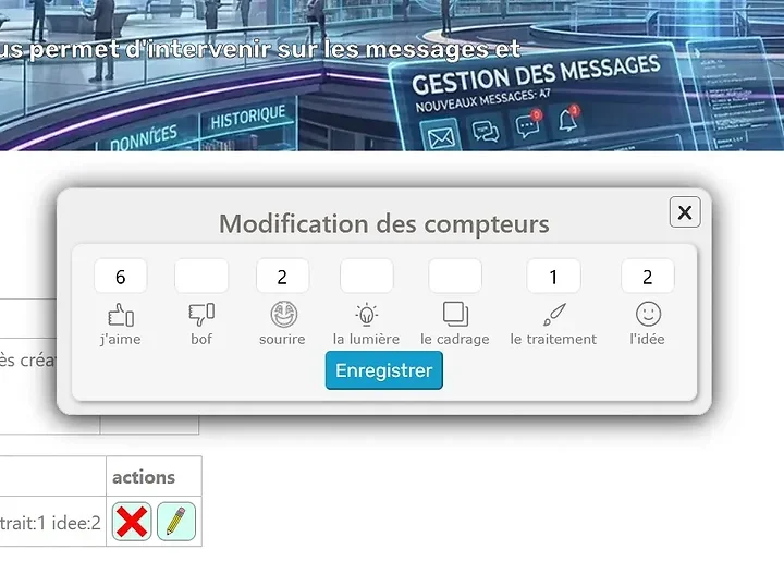 Intervention sur les messages et notes - Photo n°3
