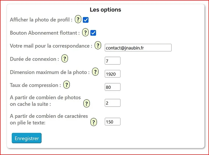 Nouvelle page de param&eacute;trage - Photo n°2